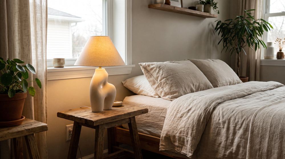 Ball bedside lamp