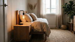 Black Bedside Lamp
