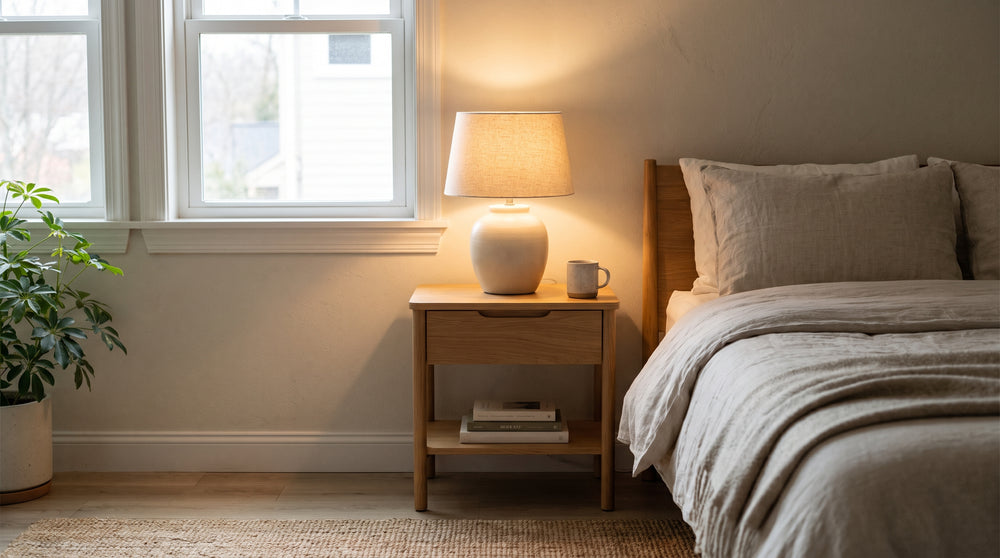 Rechargeable bedside lamp