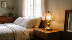 Retro bedside lamp