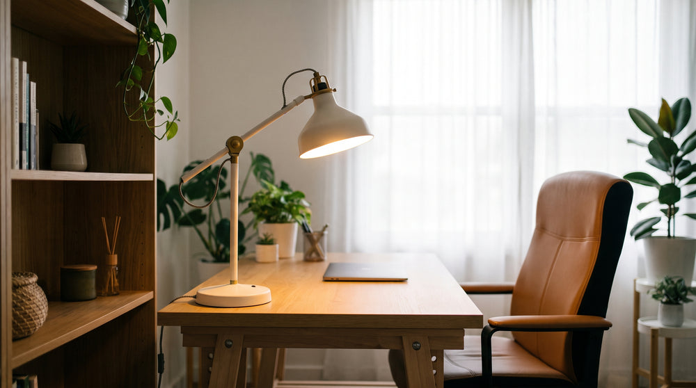 Yellow desk lamps