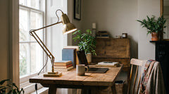 Green desk lamps