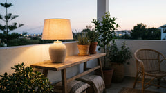 Outdoor table lamps for patio