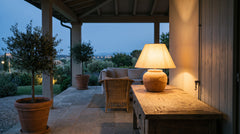 Outdoor table lamps for patio