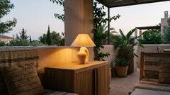 Rechargeable outdoor table lamps