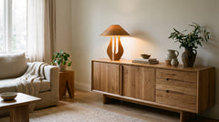 Designer wooden table lamps