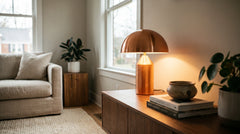 Copper table lamps