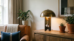 Designer metal table lamps