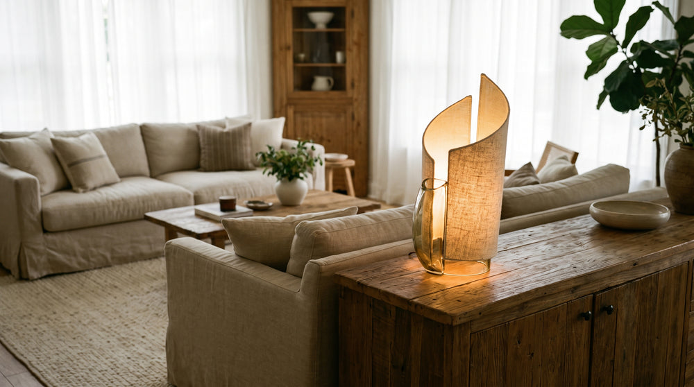 Resin table lamps