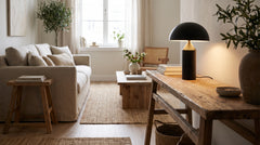 Black LED table lamps