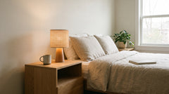 Wireless LED bedside table lamps