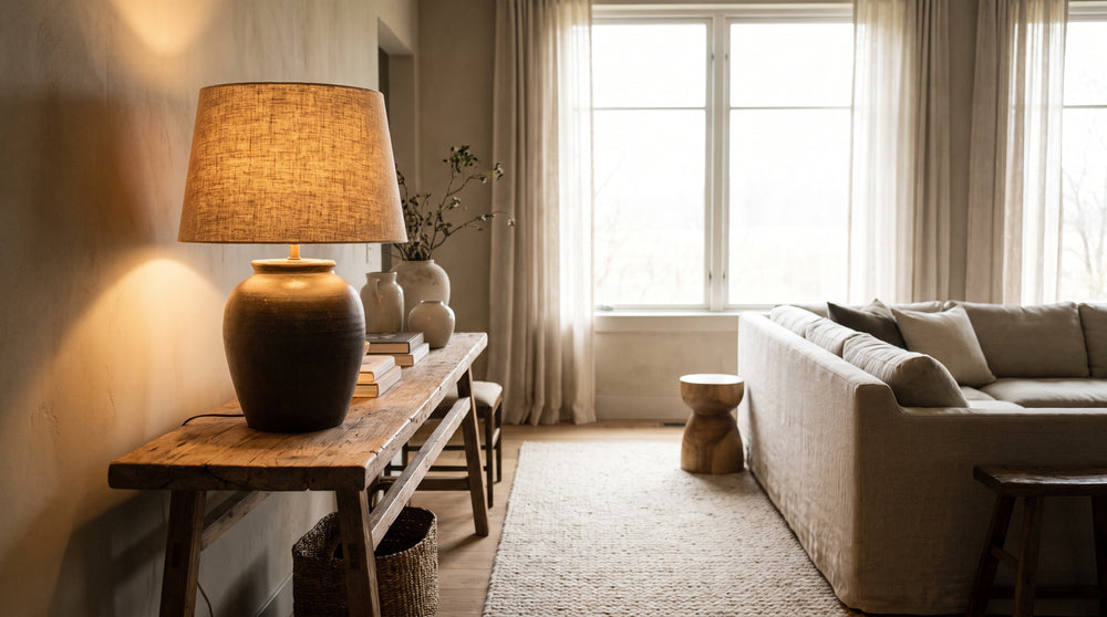 Cordless table lamps for living rooms