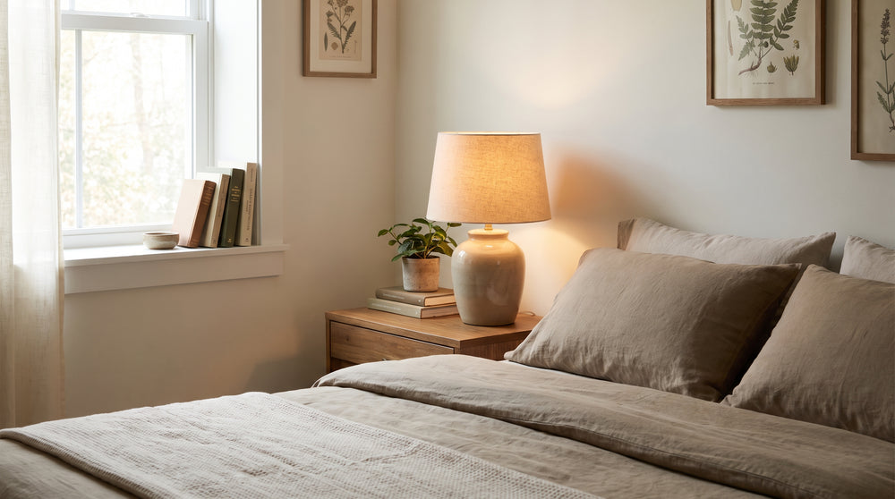 Solar bedside table lamps