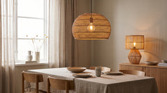 Rattan Light Fixture