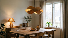 Beige light fixtures