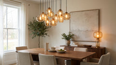 Brown light fixtures