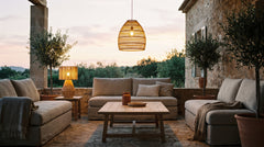 Steel outdoor lighting