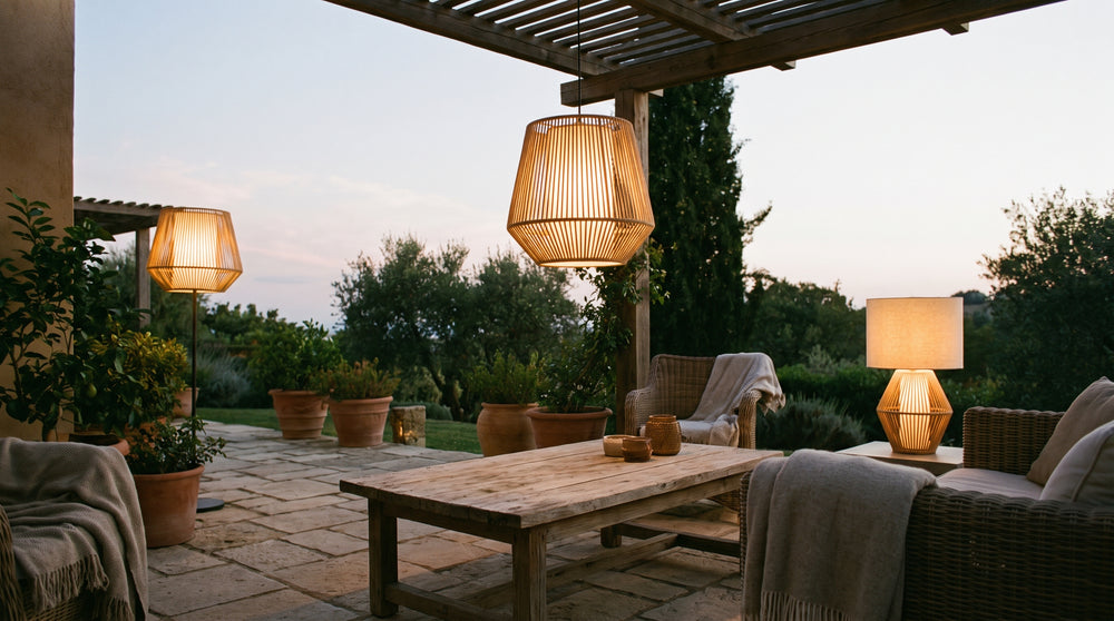 Outdoor pool lighting