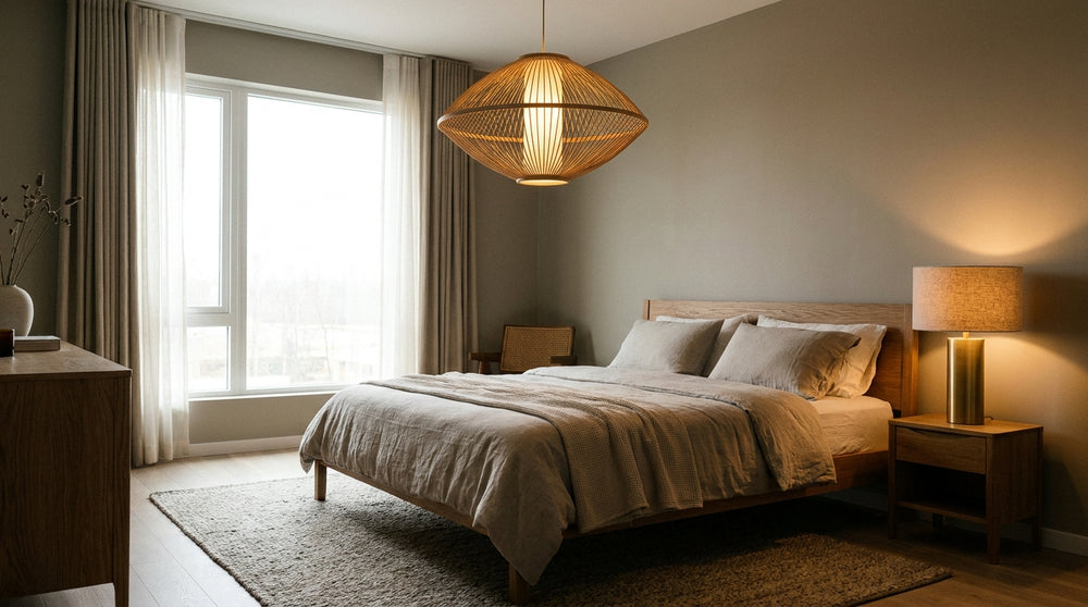 Designer bedroom lighting