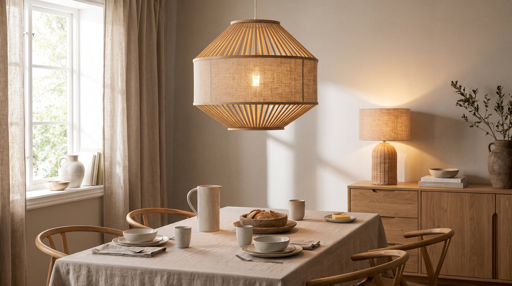 Jute light fixtures