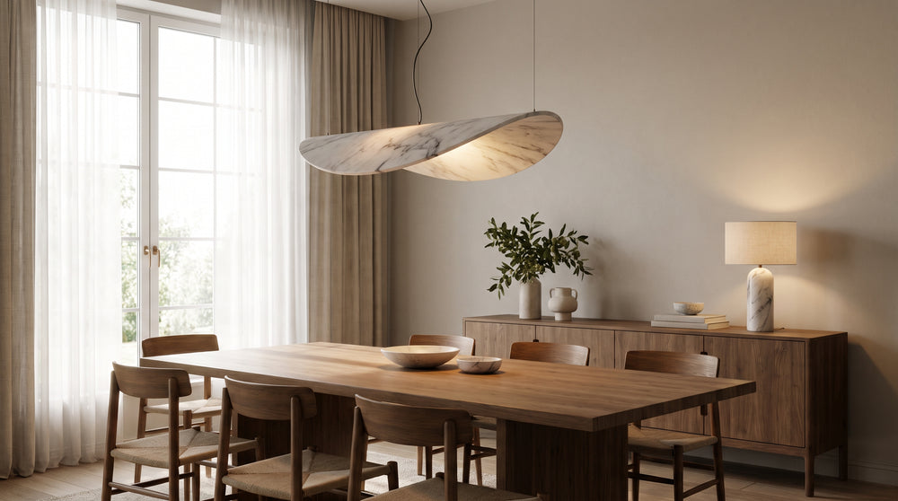 Marble light fixtures