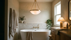 Modern bathroom lighting