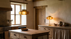 Vintage kitchen lighting