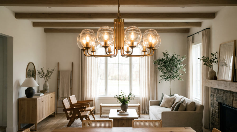 3-light chandelier