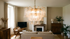 Glass Ball Chandelier