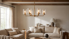 Chrome chandelier