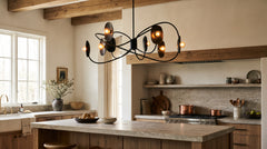 Black kitchen pendant light