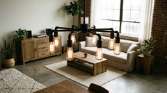 Black Industrial Chandelier