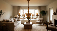 Brass Chandelier