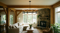 Modern Black Chandelier