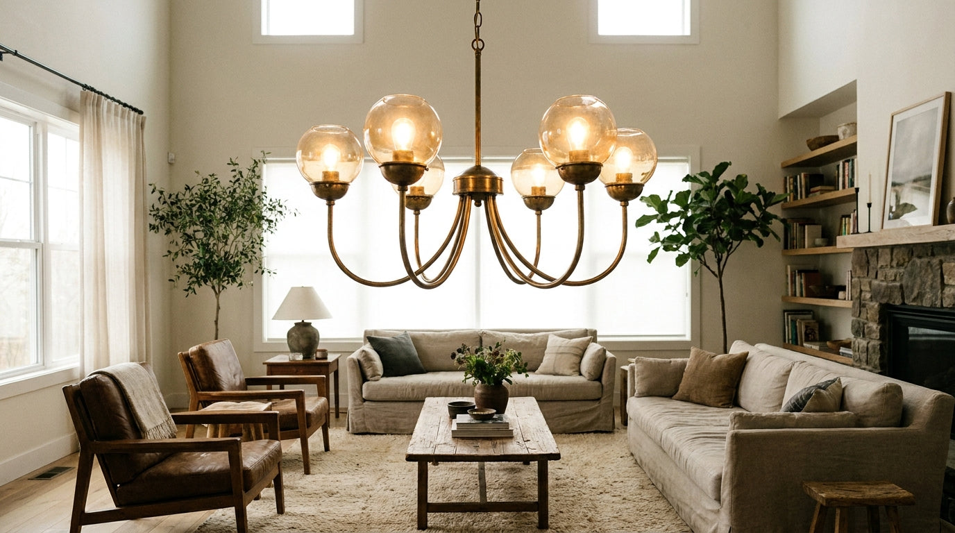 Cathedral Ceiling Chandelier: Large Light for High Ceilings – Designix