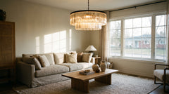 Modern beige chandeliers