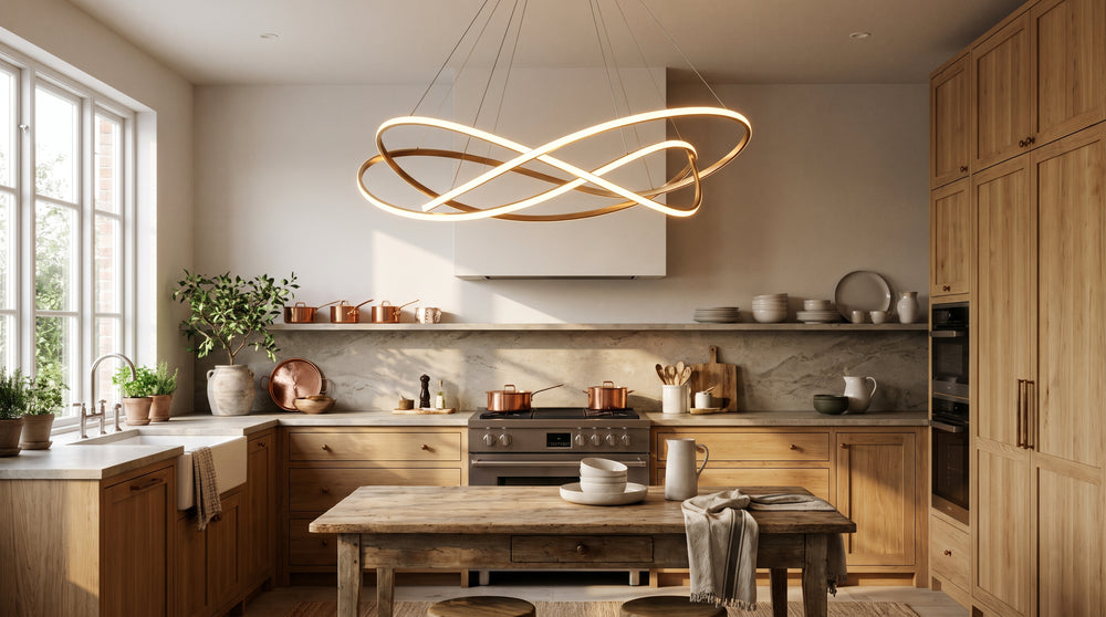 LED chandeliers for kitchen