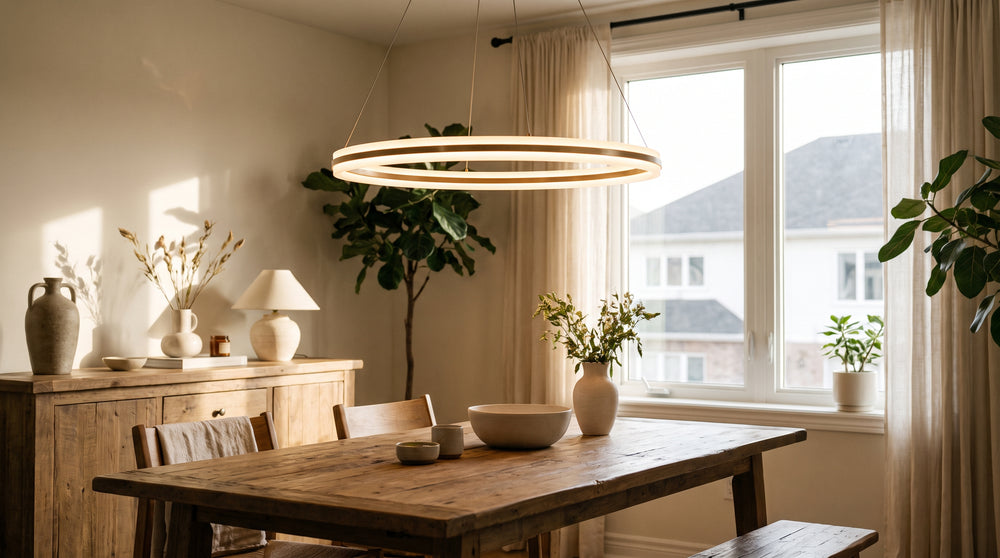 LED chandeliers for dining room