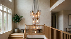 Modern chandeliers for staircases