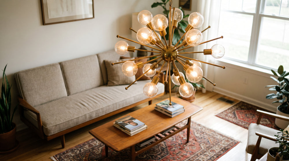 Retro chandeliers