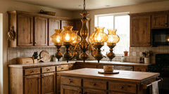 Vintage kitchen chandeliers