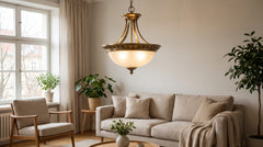 Chrome ceiling light
