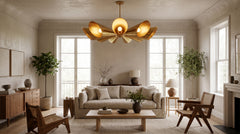 Gold ceiling light