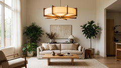 Orange ceiling light