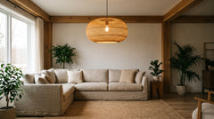 Rattan Ceiling Light