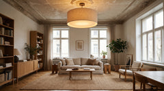 Fabric ceiling light