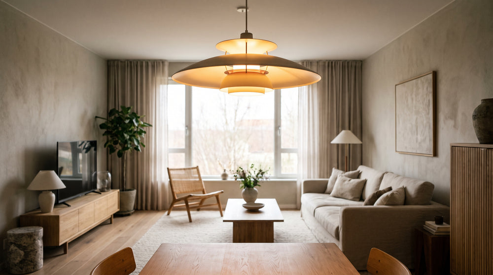 Green ceiling light