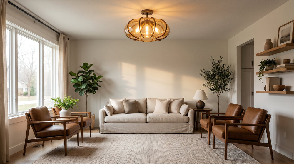 Motion sensor ceiling lights