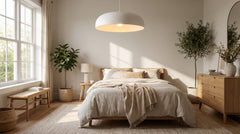 White ceiling lights for bedroom