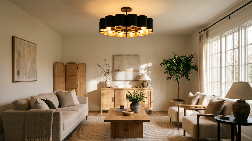 Designer black ceiling lights